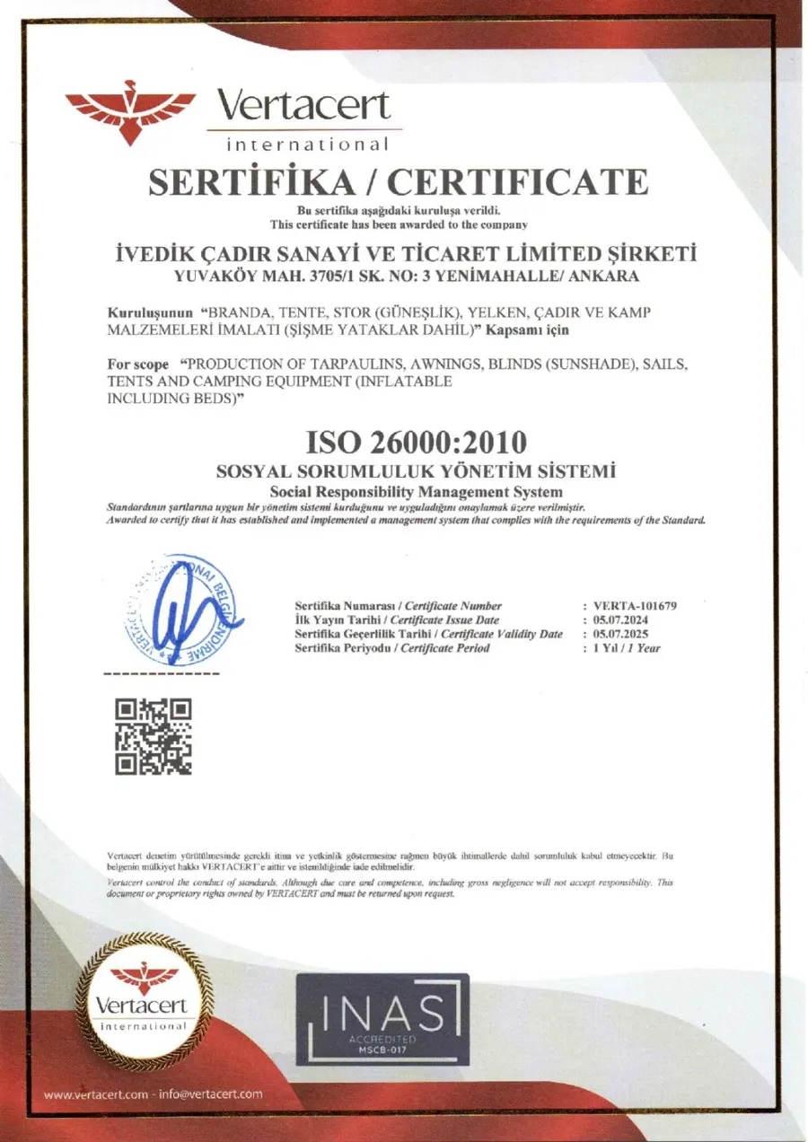 ISO 26000 belgesi