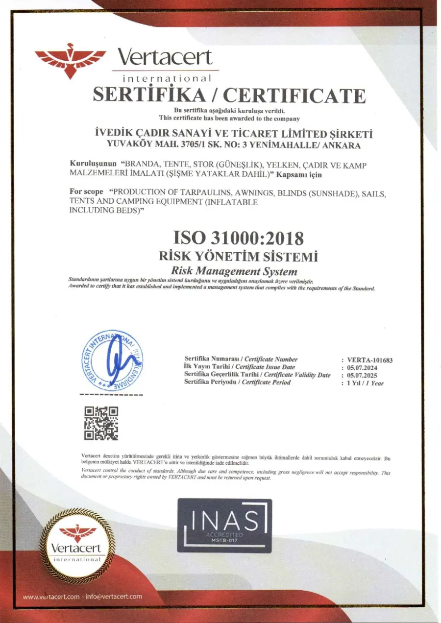 ISO 31000 belgesi